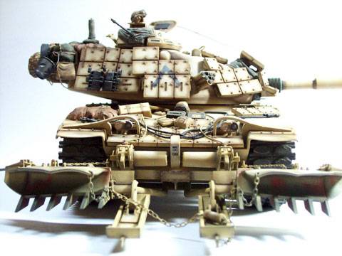  M60A1 "RISE" utilizado durante las operaciones denominadas "Escudo y Tormenta del Desierto" 