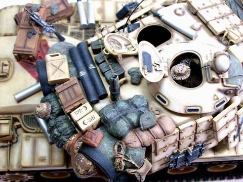  M60A1 "RISE" utilizado durante las operaciones denominadas "Escudo y Tormenta del Desierto" 