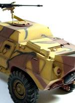 Representaci&oacute;n de la tanqueta Cadillac Cage V-150S &ldquo;Commando&rdquo; en su versi&oacute;n prototipo.