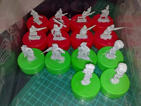 Proyecto Variado -  Indios aliados Guerra Franco-India, Piratas y Porteadores Africanos - Escala 28mm