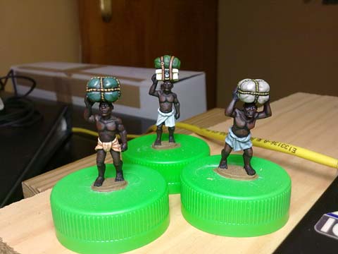 Proyecto Variado -  Indios aliados Guerra Franco-India, Piratas y Porteadores Africanos - Escala 28mm