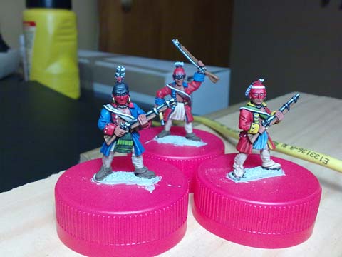Proyecto Variado -  Indios aliados Guerra Franco-India, Piratas y Porteadores Africanos - Escala 28mm