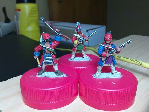 Proyecto Variado -  Indios aliados Guerra Franco-India, Piratas y Porteadores Africanos - Escala 28mm