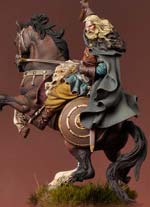 Vikingo a Caballo 850 AD - Escala 54mm
