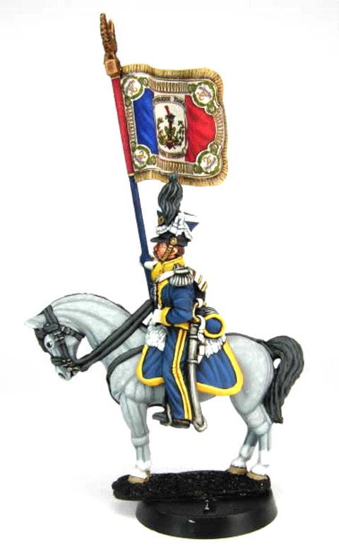 Porta Aguila del 7th Batallon de Lanceros Polacos de Vistula.  