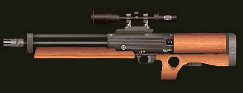 Recortable de Papel del Walther WA 2000 - Rifle de Francotirador