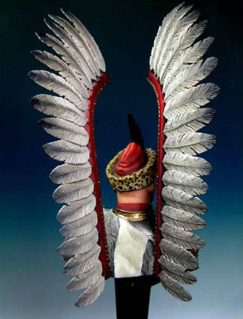 Busto de un Husar Alado Polaco