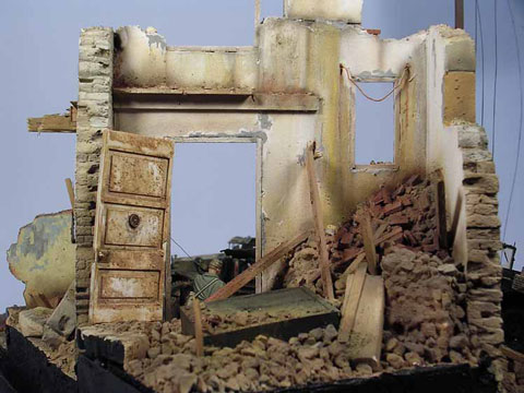 Diorama a escala 1/35 recreando una escena durante la liberaci&oacute;n de Par&iacute;s en 1944 por la novena divisi&oacute;n americana. 