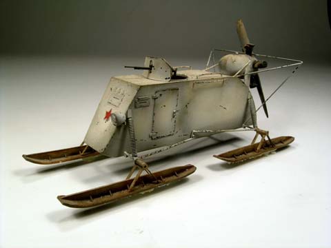 Aerosan Sovietico en scratch - Escala 1/35