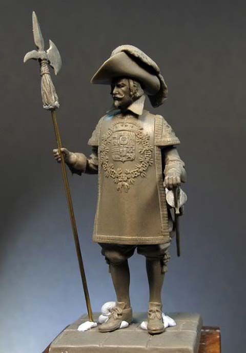 Sargento Coronel&iacute;a de Felipe IV - Escala 54mm