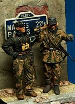 Diorama Waffen-SS - Ardennes 1944