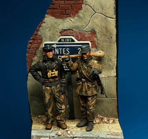 Diorama Waffen-SS - Ardennes 1944