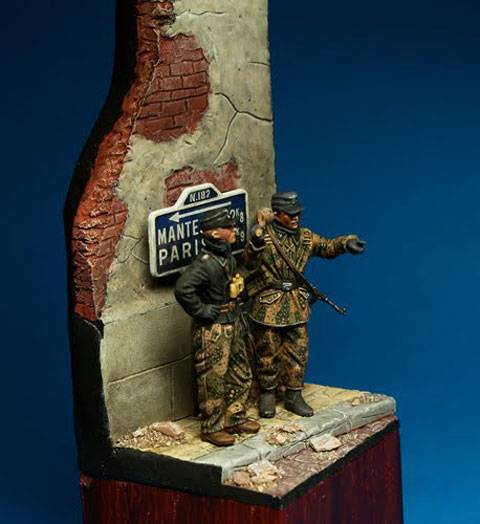Diorama Waffen-SS - Ardennes 1944