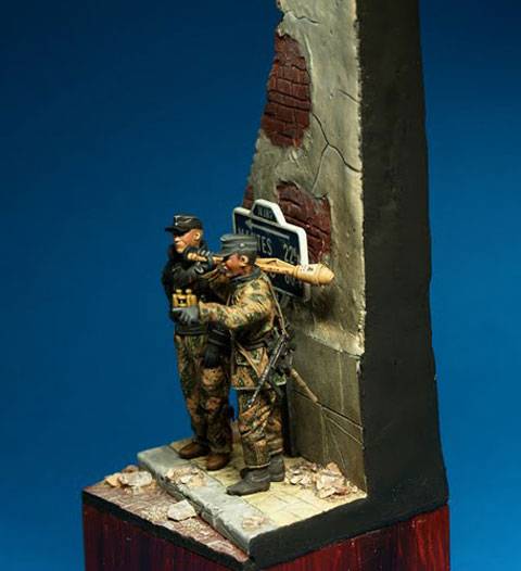 Diorama Waffen-SS - Ardennes 1944