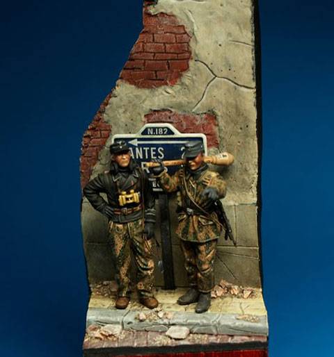 Diorama Waffen-SS - Ardennes 1944