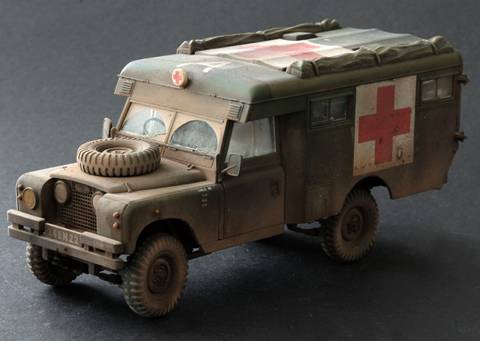 Land Rover Ambulancia Britanico