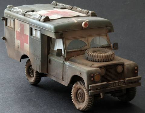 Land Rover Ambulancia Britanico