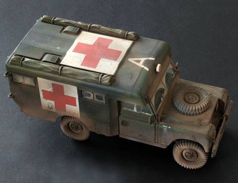Land Rover Ambulancia Britanico