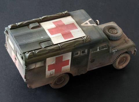 Land Rover Ambulancia Britanico