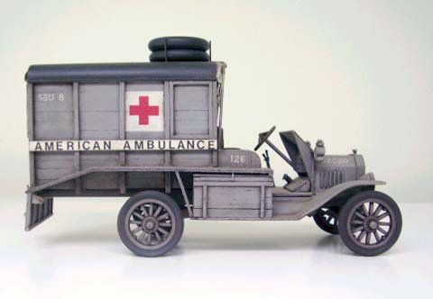 Ambulancia For Model T A.F.S  - Escala: 1/35