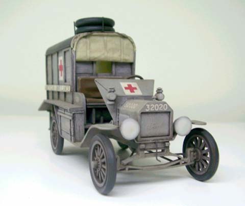 Ambulancia For Model T A.F.S  - Escala: 1/35