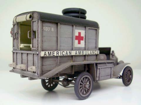Ambulancia For Model T A.F.S  - Escala: 1/35