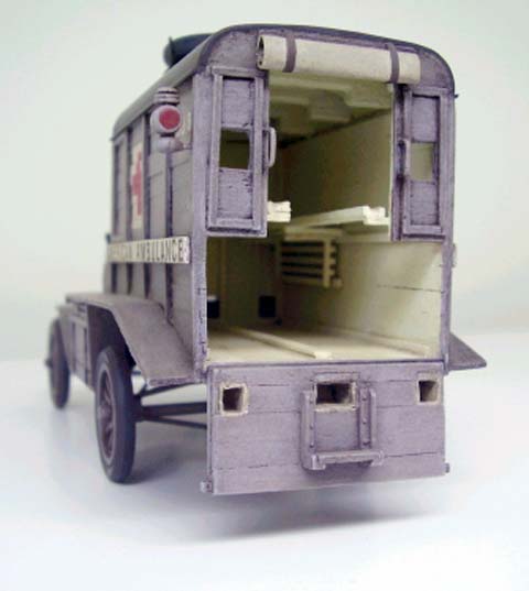 Ambulancia For Model T A.F.S  - Escala: 1/35