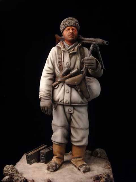 figura de un soldado alem&aacute;n ( servidor de ametralladra )en el frente - Foto 4