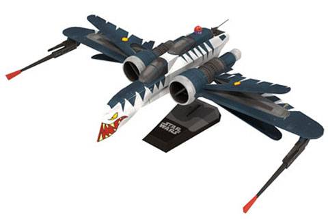 Recortable de Papel de la Version ARC-170 de las Guerras Clones