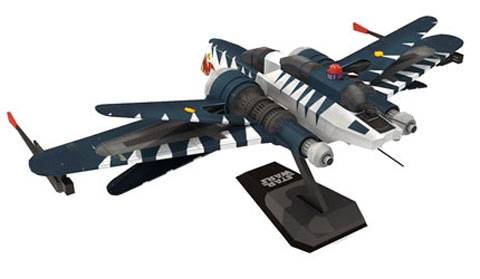 Recortable de Papel de la Version ARC-170 de las Guerras Clones