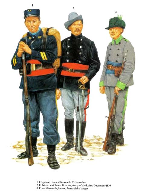 Uniformes Franceses - El Ej&eacute;rcito Franc&eacute;s 1870.