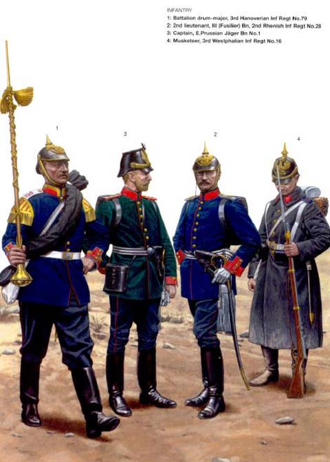 El Ej&eacute;rcito de la Confederaci&oacute;n Alemana del Norte 1870.  