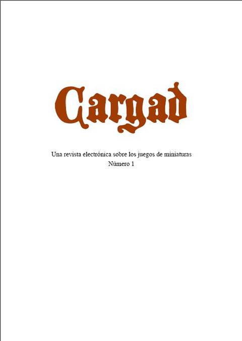 Portada Revista Cargad n&ordm; 01