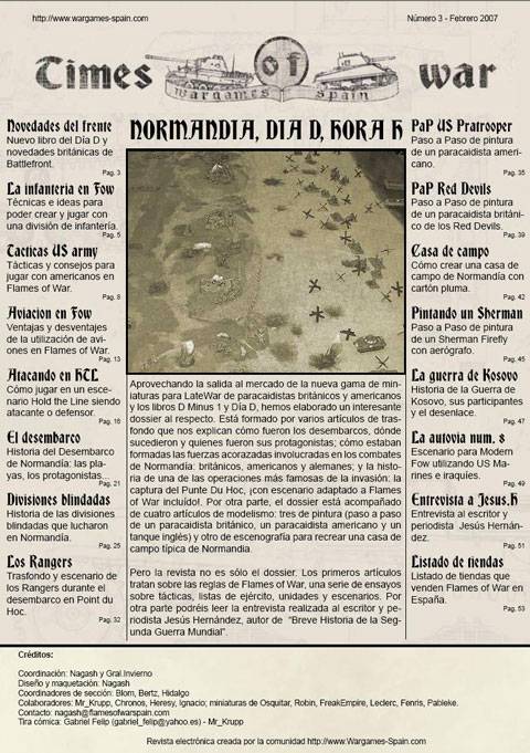 Portada Revista Times of War 03