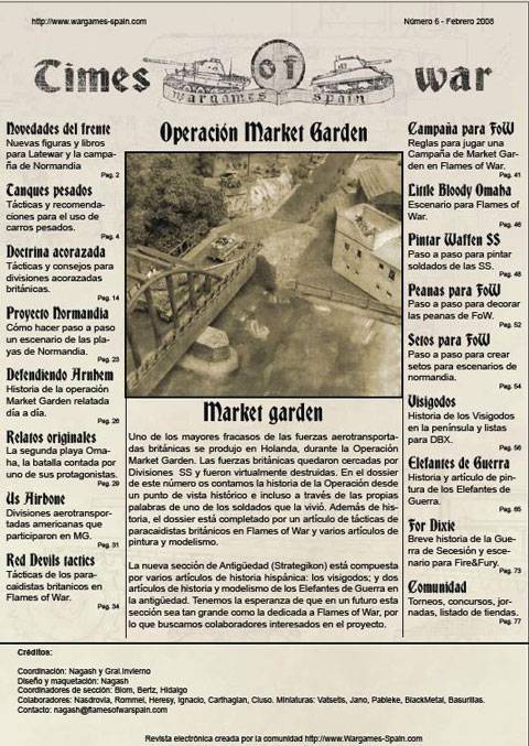 Portada Revista Times of War 06