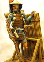 Ashigaru Siglo XVI, Arcabucero - Escala 54mm