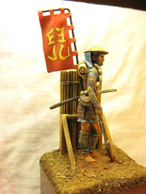 Ashigaru Siglo XVI, Arcabucero - Escala 54mm