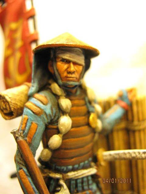 Ashigaru Siglo XVI, Arcabucero - Escala 54mm