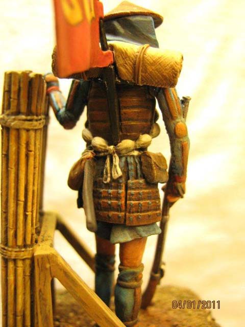 Ashigaru Siglo XVI, Arcabucero - Escala 54mm