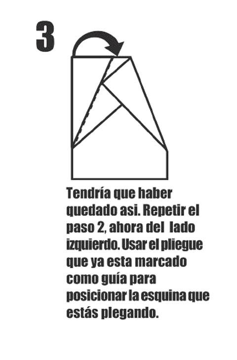 Avion de Papel Paso a Paso Modelo Cazador