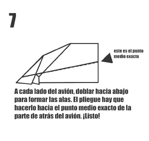 Avion de Papel Paso a Paso Modelo Cazador