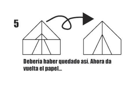 Avion de Papel Paso a Paso Modelo Fantasma. 
