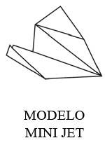 Avion de Papel Paso a Paso Modelo Mini Jet
