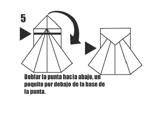 Avion de Papel Paso a Paso Modelo Mini Jet