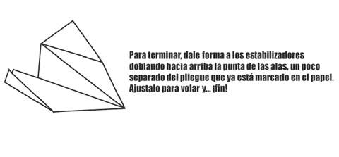 Avion de Papel Paso a Paso Modelo Mini Jet