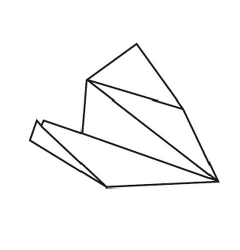 Avion de Papel Paso a Paso Modelo Mini Jet