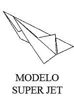Avion de Papel Paso a Paso Modelo Super Jet.