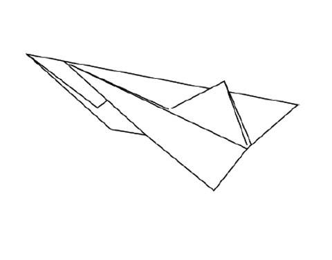 Avion de Papel Paso a Paso Modelo Super Jet.