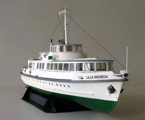 Recortable de Papel de un Ferry de pasajeros 1
