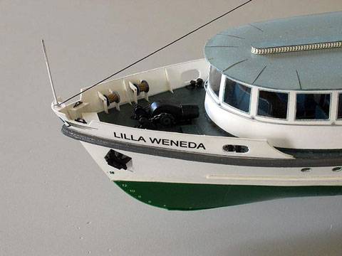 Recortable de Papel de un Ferry de pasajeros 2